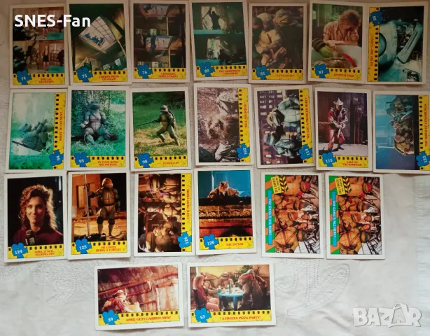 Стари картончета Костенурките нинджа, снимка 2 - Колекции - 50163938