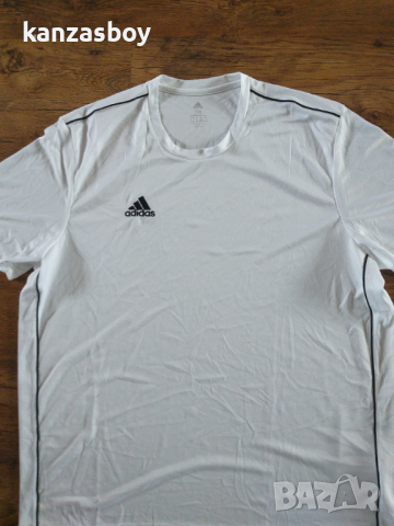 Adidas Core 18 Tee M - страхотна мъжка тениска 2ХЛ КАТО НОВА, снимка 5 - Тениски - 36288308