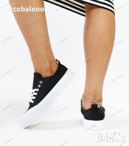 Дамски платнени маратонки Eduard, 6цвята , снимка 15 - Маратонки - 50416847