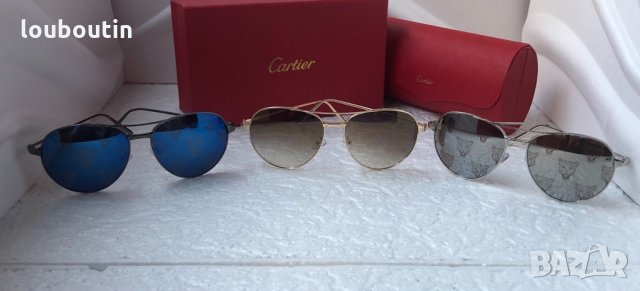 Cartier 2021 слънчеви очила дамски мъжки унисекс , снимка 11 - Слънчеви и диоптрични очила - 33782327