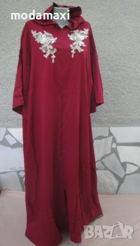 7XL Нова дълга рокля Shein  с качулка , снимка 1