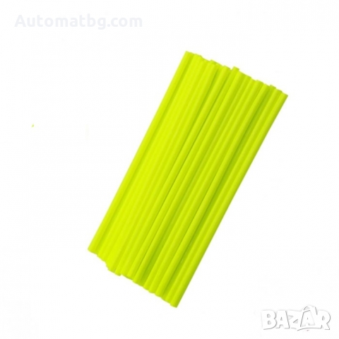 Комплект украса за спици Automat, Декорация за спици за велосипед, Мото, Неон, 72 бр, снимка 3 - Аксесоари и консумативи - 36079348