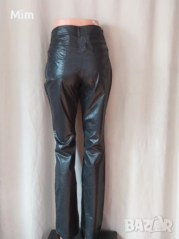 LЧерни дънки промазка с мокър ефект , снимка 5 - Дънки - 52162152