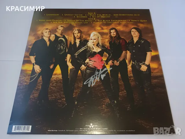 BATTLE BEAST плоча с автограф, снимка 2 - Грамофонни плочи - 48556343
