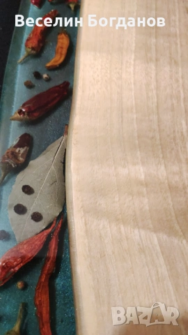 епоксидна смола и дърво,дъска за рязане и сервиране, снимка 4 - Други - 53060091