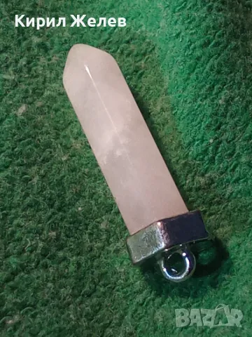 РОЗОВ НЕФРИТ ТИБЕТСКИ МЕДАЛЬОН АМУЛЕТ АРТ ВИСУЛКА 25566, снимка 9 - Колиета, медальони, синджири - 35585775