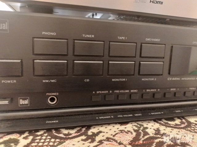 Усилвател Dual cv441rc , снимка 5 - Ресийвъри, усилватели, смесителни пултове - 52409823