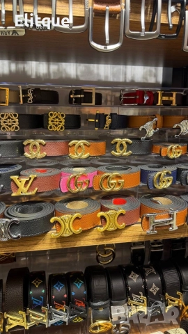 колани от естествена кожа в кутия celine Louis Vuitton Christian Dior Tommy Hilfiger 