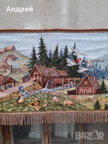 Старинен ковьор,покривка за стена #230, снимка 4 - Антикварни и старинни предмети - 42720521