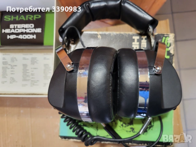 Слушалки SHARP HP-400H, снимка 5 - Слушалки и портативни колонки - 53825353