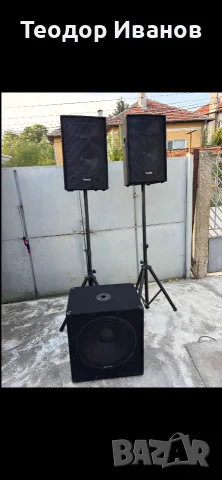 тонколони AUNA Cube 1812 Active PA Set 2.1, 1600W Total Power