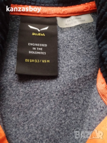 Salewa Puez Hybrid PL M FZ - страхотно мъжко горнище КАТО НОВО М, снимка 8 - Спортни дрехи, екипи - 52512486