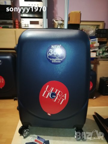 КУФАР С КОЛЕЛЦА И ТВЪРДИ СТРАНИЦИ 1108231106, снимка 2 - Куфари - 41823143