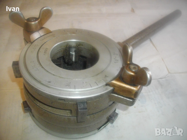 Чехословашка резбонарезна за тръби до 2" цола винтонарезка винторез пафта плашка JOPAL 2 NAREX 