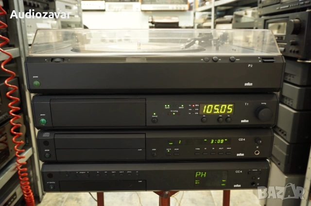 Система Braun Atelier 4 Braun CC4 / PA4 / CD4 / P2, снимка 2 - Аудиосистеми - 53447553