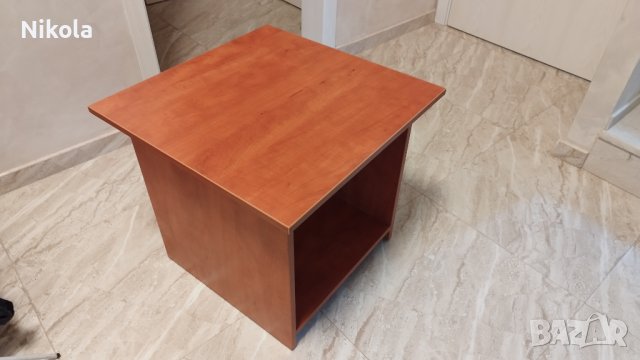 Офис маса , помощна масичка с два плота 60/60/ 56см, снимка 8 - Маси - 40727914