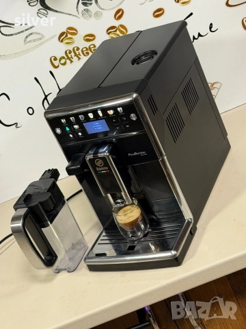 Кафемашина кафе автомат Saeco PicoBarista deluxe с гаранция, снимка 3 - Кафемашини - 52384558