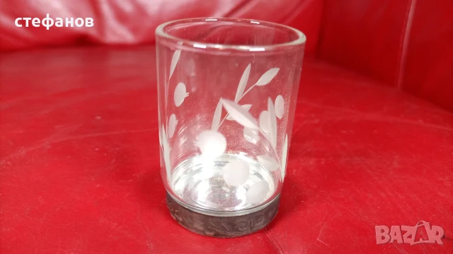 Руски кристални ракиени чашки с метално дъно, шотчета, 6 бр, снимка 4 - Чаши - 51142935