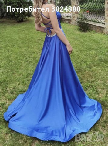 Абитуриентска рокля - цвят кралско синьо, снимка 5 - Рокли - 42014661