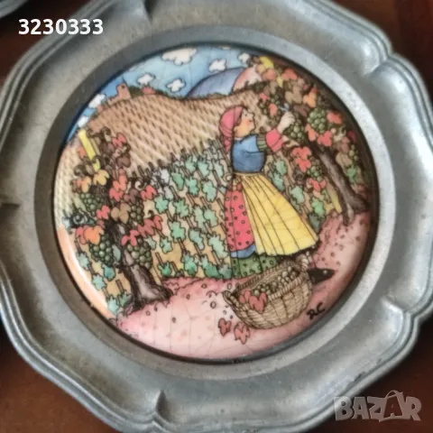 Чинийки за стена,подложки,калаени, снимка 9 - Електронни книги - 49683344