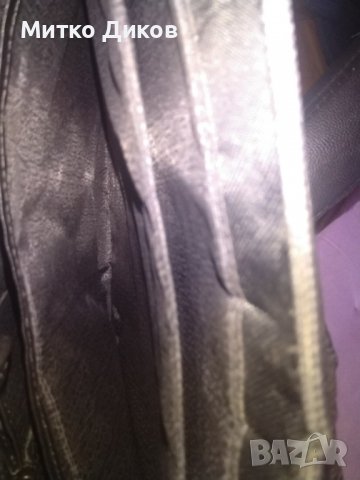 Guess мъжка чанта маркова за през рамо лаптоп естествена кожа -промазан плат 37х27х9см като нова, снимка 17 - Чанти - 39245090