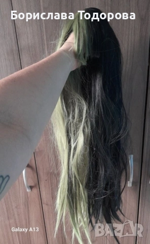 дамски цветни перуки, снимка 2 - Аксесоари за коса - 53102668