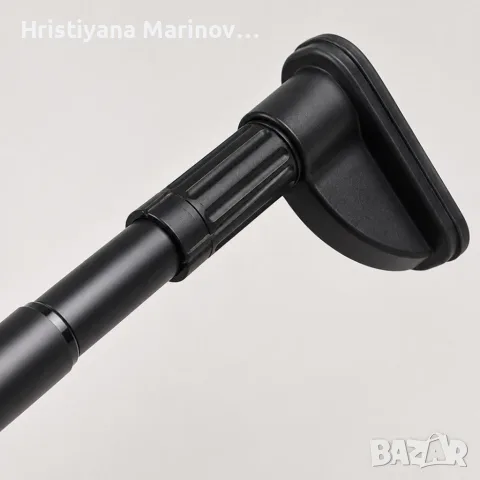 Телескопичен прът без пробиване 110–390 см – неръждаема стомана, регулируем, черен, снимка 5 - Паравани - 56112288
