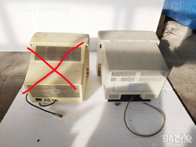 ⭐Продавам Ретро CGA/EGA/ПРАВЕЦ монитор⭐, снимка 3 - Монитори - 39709721