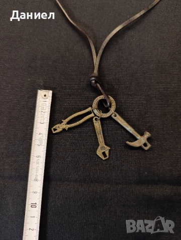 Интересен гердан с амулети, снимка 3 - Антикварни и старинни предмети - 52346433