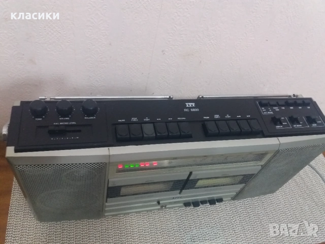 Радиокасетофон ITT RC-6600., снимка 3 - Радиокасетофони, транзистори - 53591279