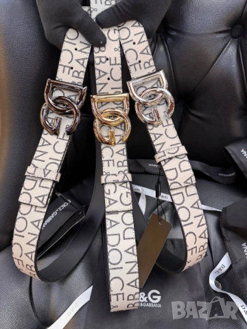 колани от естествена кожа с кутия, сертификат и торбичка dolce gabbana , снимка 8 - Колани - 51924882