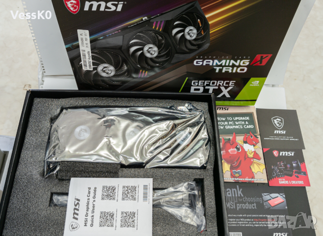 MSI RTX 3090 Gaming X Trio 24GB GDDR6X, снимка 3 - Видеокарти - 36209259