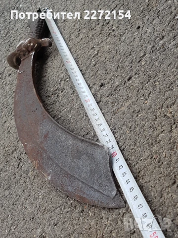 Османски меч ятаган сабя , снимка 6 - Антикварни и старинни предмети - 51388006