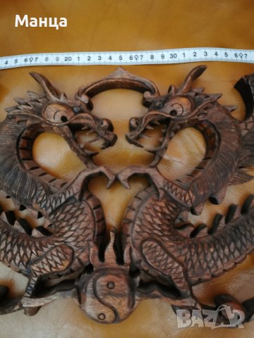 Азиатска дърворезба, снимка 3 - Антикварни и старинни предмети - 39069107