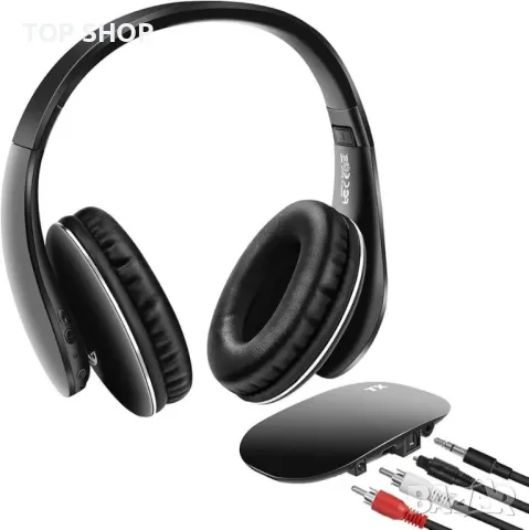 Безжични слушалки за телевизор YH680 с безжичен предавател, снимка 5 - Bluetooth слушалки - 48638564