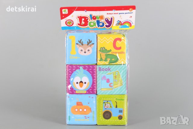 Меки кубчета 6бр 