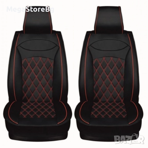 Кожена Тапицерия за МПС 1158 - 5 части Черно/Червено, снимка 3 - Аксесоари и консумативи - 51970993