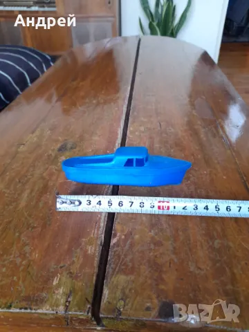 Стара играчка лодка,катер #3, снимка 3 - Други ценни предмети - 48462218