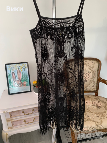 Плажна рокля в размер 38, подходяща за S/M, снимка 16 - Рокли - 44922632