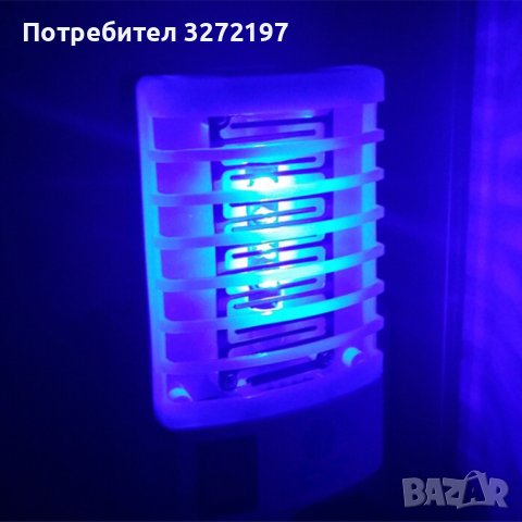 Мини лампа против комари/насекоми +LED нощна лампа , снимка 7 - Други стоки за дома - 41715411