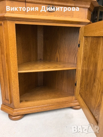 Ъглова витрина Антик , снимка 10 - Секции и витрини - 53611591