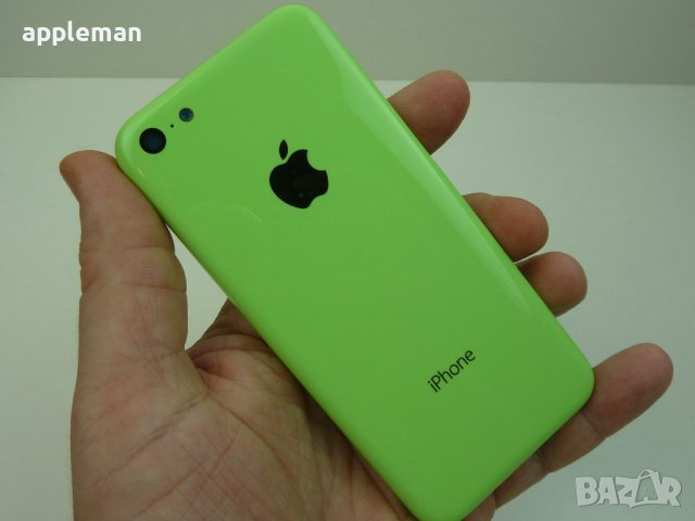 ПЕРФЕКТЕН Apple iPhone 5 c ЗЕЛЕН 8Gb Фабрично отключен Айфон телефон