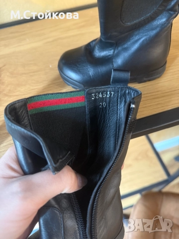 Оригинални Gucci ботуши, снимка 3 - Детски боти и ботуши - 51615936