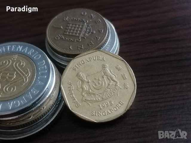 Mонета - Сингапур - 1 долар | 1995г., снимка 2 - Нумизматика и бонистика - 35765111