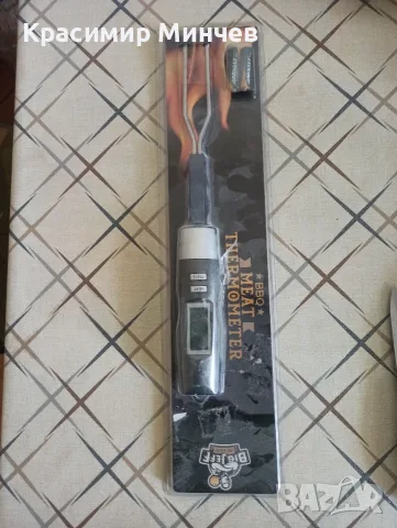 Нов дигитален термометър / вилица за барбекю и месо Big Jeff