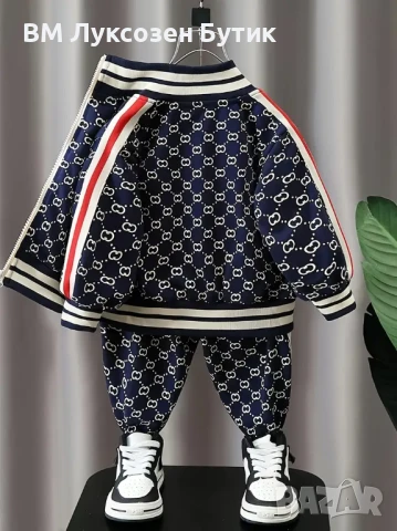 🧸💎 ДЕТСКИ ЛУКСОЗЕН ЕКИП GUCCI – МАЛКИ МОДЕЛИ, ГОЛЯМ СТИЛ 💎🧸, снимка 4 - Детски анцузи и суичери - 50642736