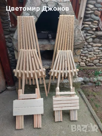 Градински стол, снимка 6 - Градински мебели, декорация  - 48936374