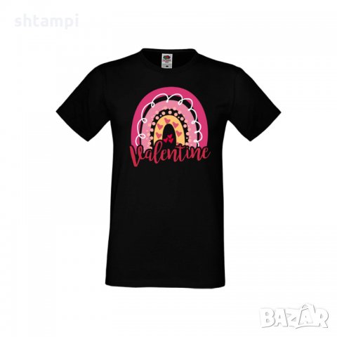Мъжка тениска Свети Валентин Valentine Rainbow, снимка 3 - Тениски - 35712414