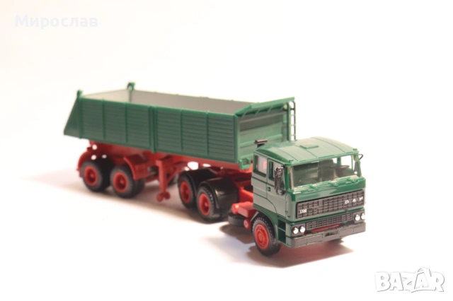 HERPA H0 1/87 DAF САМОСВАЛ ГОНДОЛА КАМИОН МОДЕЛ, снимка 5 - Колекции - 53385585