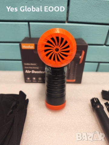 Hoofun електрически въздушен компресор 100000 об/мин 7600mAh, снимка 11 - Компресори - 52402727